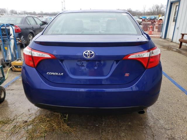 2T1BURHE0FC388928 - 2015 TOYOTA COROLLA L BLUE photo 6