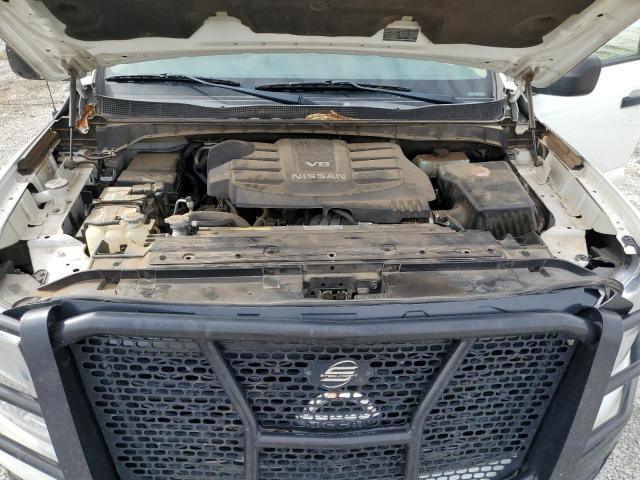 1N6AA1EK0KN512135 - 2019 NISSAN TITAN S WHITE photo 11