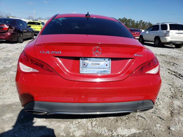 WDDSJ4GBXJN674560 - 2018 MERCEDES-BENZ CLA 250 4MATIC RED photo 6