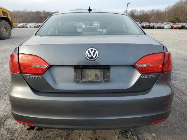 3VWLZ7AJ9BM392685 - 2011 VOLKSWAGEN JETTA SEL GRAY photo 6