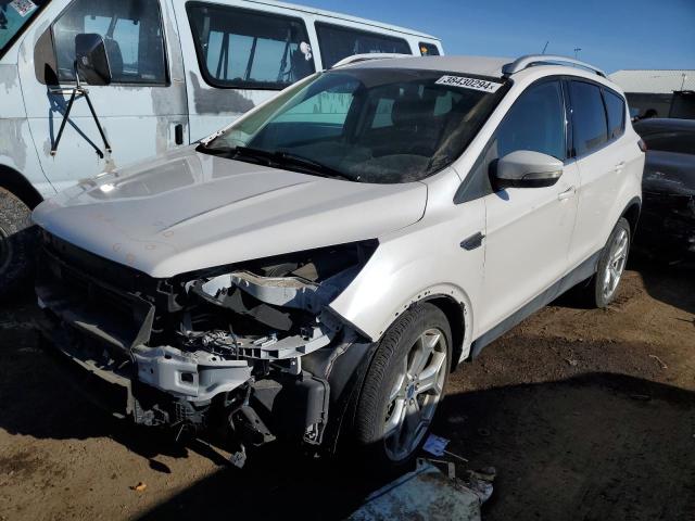 1FMCU9J98KUB66759 - 2019 FORD ESCAPE TITANIUM WHITE photo 1