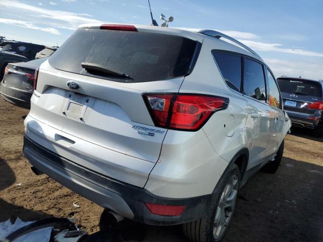 1FMCU9J98KUB66759 - 2019 FORD ESCAPE TITANIUM WHITE photo 3