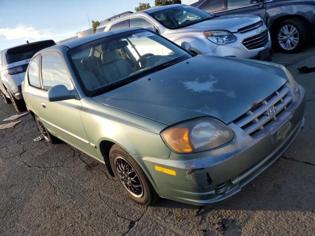 KMHCG35C05U322906 - 2005 HYUNDAI ACCENT GS GREEN photo 4