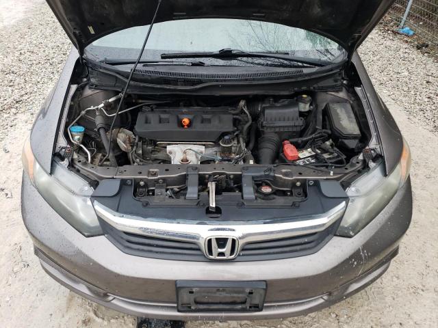 19XFB2F95CE042827 - 2012 HONDA CIVIC EXL ნაცრისფერი ფოტო 11