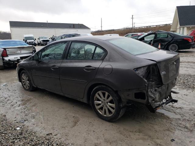 19XFB2F95CE042827 - 2012 HONDA CIVIC EXL ნაცრისფერი ფოტო 2