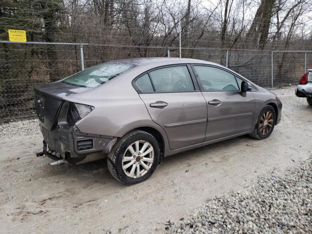 19XFB2F95CE042827 - 2012 HONDA CIVIC EXL ნაცრისფერი ფოტო 3