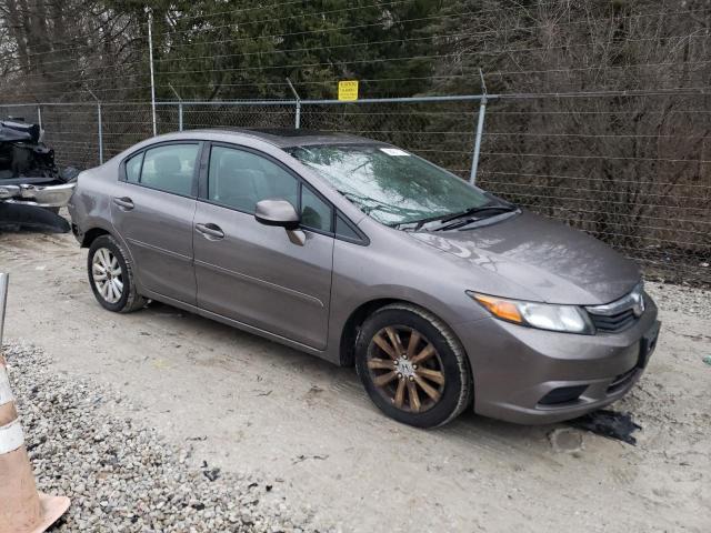 19XFB2F95CE042827 - 2012 HONDA CIVIC EXL GRAY photo 4