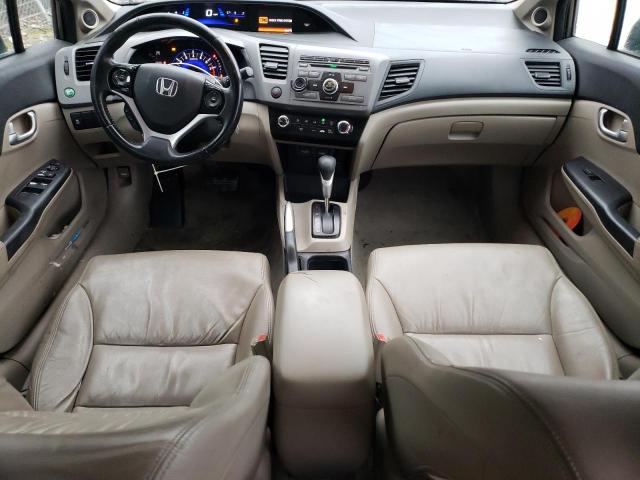 19XFB2F95CE042827 - 2012 HONDA CIVIC EXL ნაცრისფერი ფოტო 8