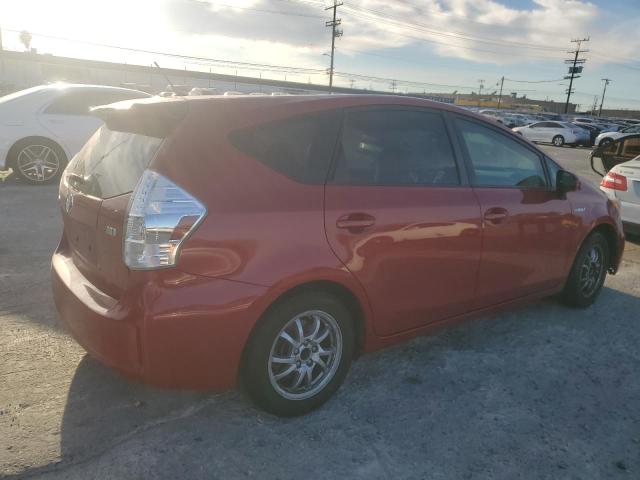 JTDZN3EU1C3146920 - 2012 TOYOTA PRIUS V RED photo 3