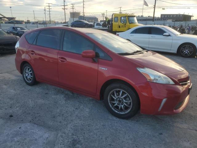 JTDZN3EU1C3146920 - 2012 TOYOTA PRIUS V RED photo 4