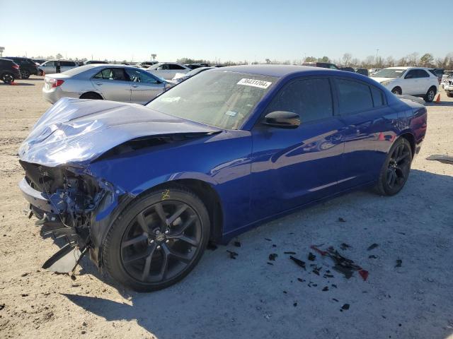 2C3CDXBG2NH126405 - 2022 DODGE CHARGER SXT BLUE photo 1