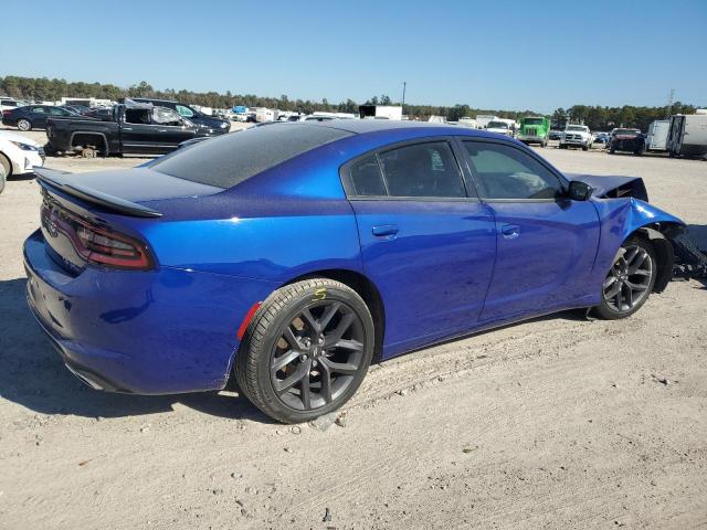 2C3CDXBG2NH126405 - 2022 DODGE CHARGER SXT BLUE photo 3