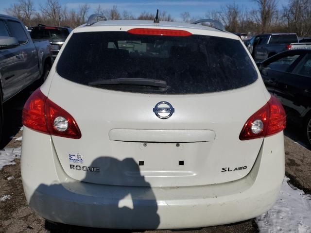 JN8AS58V59W191442 - 2009 NISSAN ROGUE S WHITE photo 6