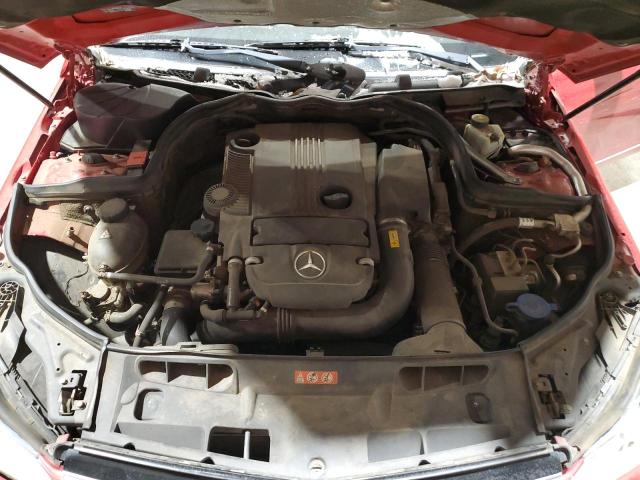 WDDGF4HB4CR214196 - 2012 MERCEDES-BENZ C 250 RED photo 11