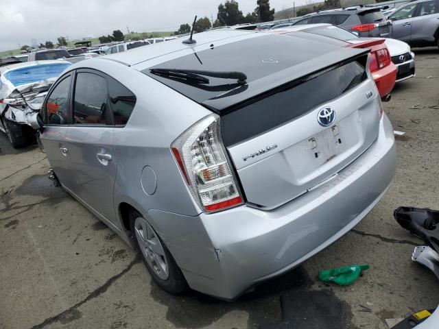 JTDKN3DU6B0325456 - 2011 TOYOTA PRIUS SILVER photo 2