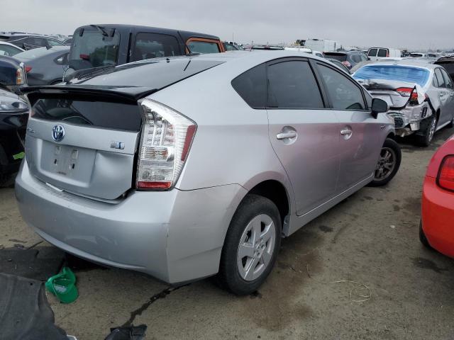 JTDKN3DU6B0325456 - 2011 TOYOTA PRIUS SILVER photo 3