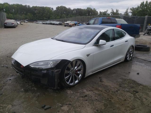 5YJSA1H12EFP34706 - 2014 TESLA MODEL S Ağ foto 2