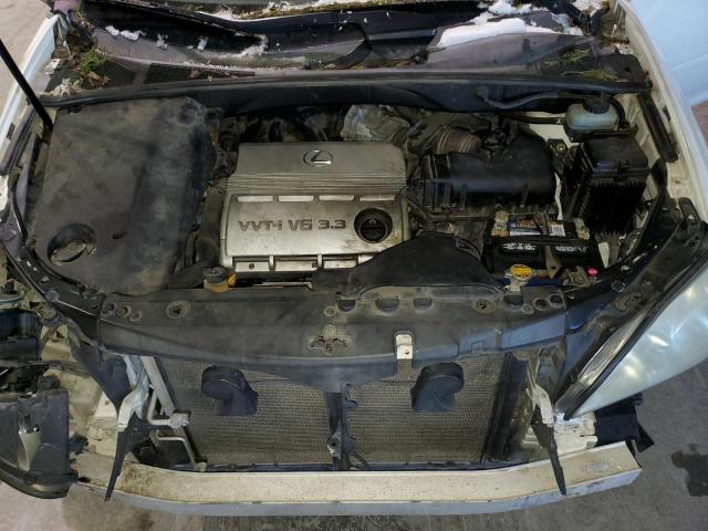 JTJGA31U650052834 - 2005 LEXUS RX 330 WHITE photo 12