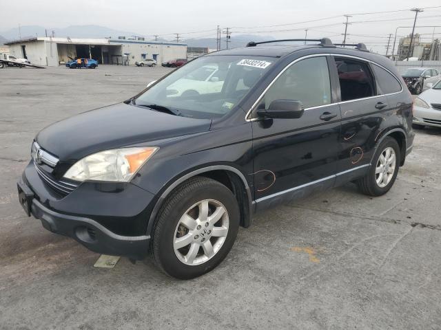 JHLRE48567C075331 - 2007 HONDA CR-V EX BLACK photo 1