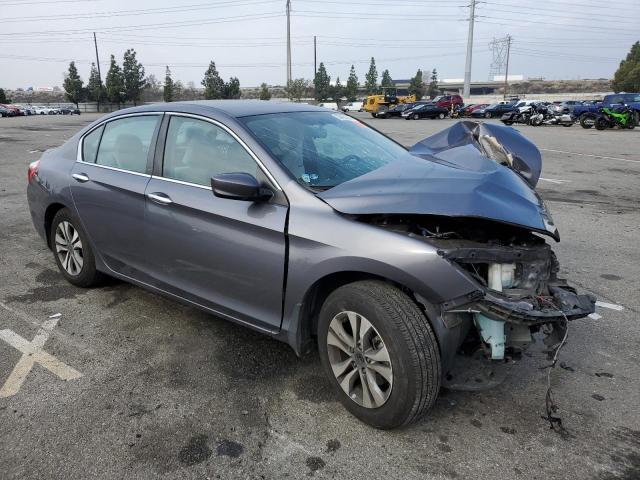 1HGCR2F33FA150964 - 2015 HONDA ACCORD LX GRAY photo 4