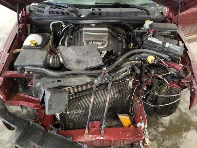 1J8HG68227C632071 - 2007 JEEP COMMANDER OVERLAND ბურგუნდია ფოტო 11