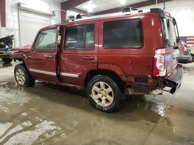 1J8HG68227C632071 - 2007 JEEP COMMANDER OVERLAND BURGUNDY photo 2