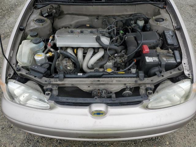 1Y1SK5284XZ437438 - 1999 CHEVROLET GEO PRIZM BASE TAN photo 11