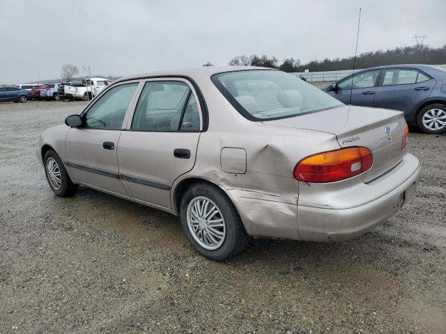 1Y1SK5284XZ437438 - 1999 CHEVROLET GEO PRIZM BASE TAN photo 2