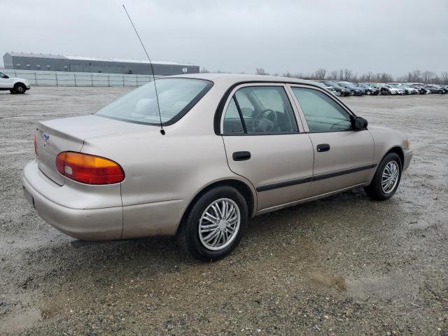 1Y1SK5284XZ437438 - 1999 CHEVROLET GEO PRIZM BASE TAN photo 3