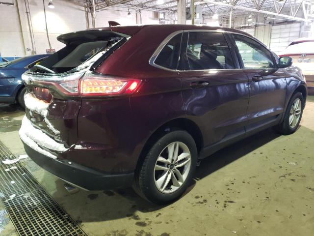 2FMPK4J97HBB19005 - 2017 FORD EDGE SEL BURGUNDY photo 3