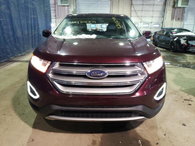 2FMPK4J97HBB19005 - 2017 FORD EDGE SEL BURGUNDY photo 5