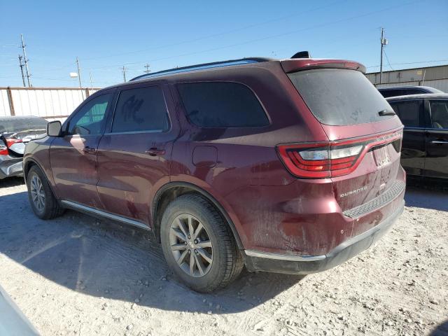 1C4RDHAG2JC142288 - 2018 DODGE DURANGO SXT BURGUNDY photo 2