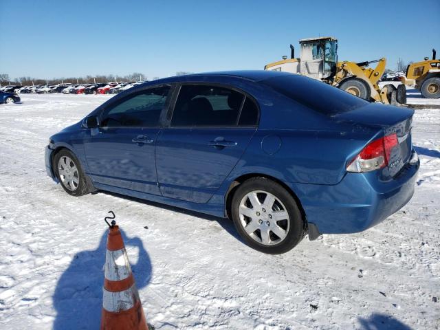 19XFA1F50AE034710 - 2010 HONDA CIVIC LX BLUE photo 2