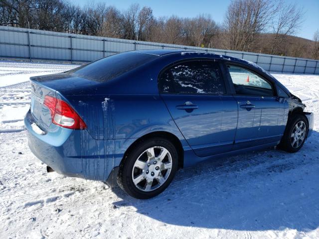 19XFA1F50AE034710 - 2010 HONDA CIVIC LX BLUE photo 3