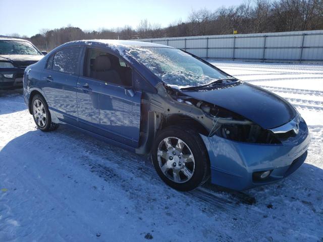 19XFA1F50AE034710 - 2010 HONDA CIVIC LX BLUE photo 4