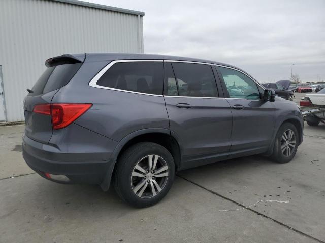 5FNYF5H59HB040556 - 2017 HONDA PILOT EXL GRAY photo 3