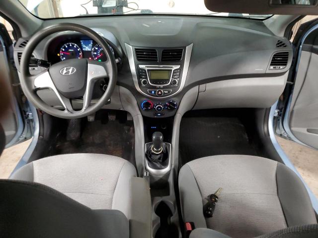 KMHCT5AE0CU002111 - 2012 HYUNDAI ACCENT GLS BLUE photo 8