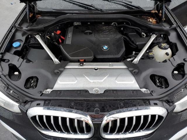 5UXTY3C04M9H46621 - 2021 BMW X3 SDRIVE30I BLACK photo 12