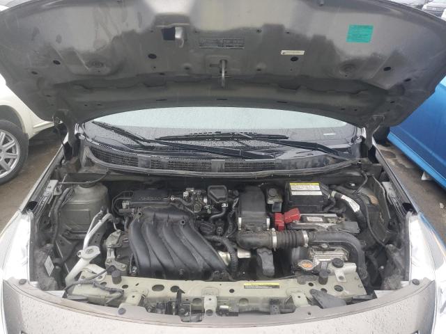 3N1CN7AP9FL820546 - 2015 NISSAN VERSA S GRAY photo 11