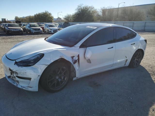 5YJ3E1EA1MF001929 - 2021 TESLA MODEL 3 WHITE photo 1