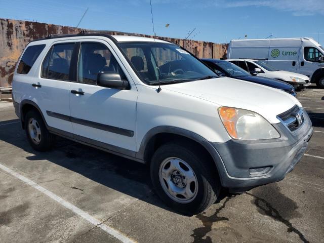 JHLRD68464C009458 - 2004 HONDA CR-V LX WHITE photo 4