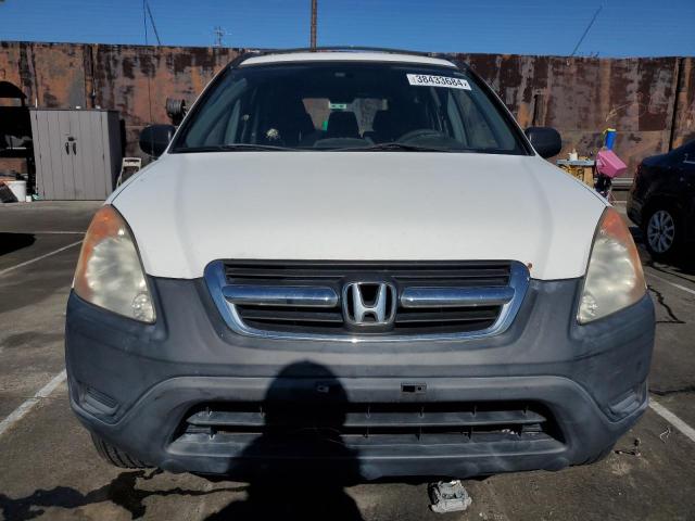 JHLRD68464C009458 - 2004 HONDA CR-V LX WHITE photo 5