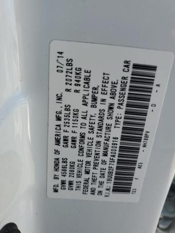 19UUB2F75FA000916 - 2015 ACURA TLX ADVANCE WHITE photo 12