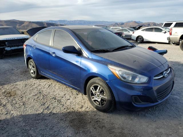 KMHCT4AE2FU888320 - 2015 HYUNDAI ACCENT GLS BLUE photo 4