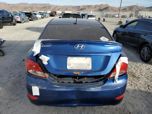 KMHCT4AE2FU888320 - 2015 HYUNDAI ACCENT GLS BLUE photo 6