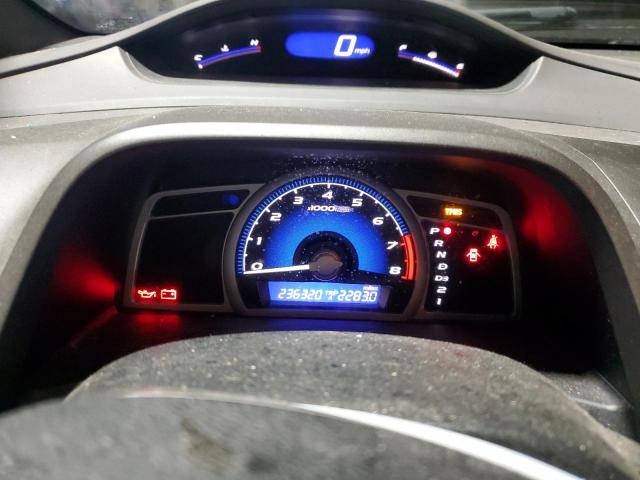 2HGFG12958H552108 - 2008 HONDA CIVIC EXL ვერცხლისფერი ფოტო 9