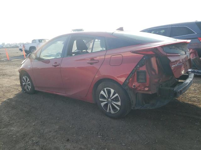 JTDKARFP8J3077309 - 2018 TOYOTA PRIUS PRIM RED photo 2