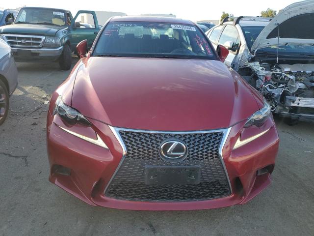 JTHBF1D26F5079757 - 2015 LEXUS IS 250 RED photo 5