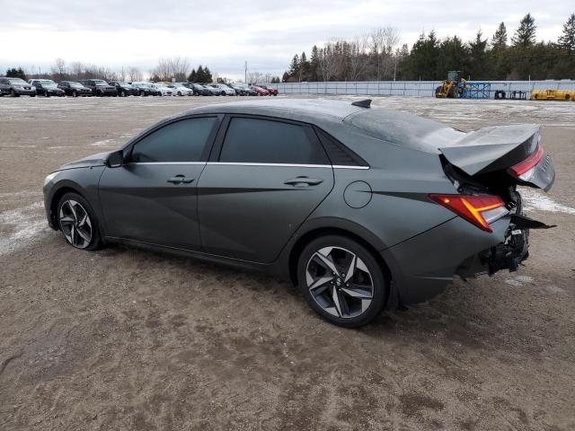 KMHLN4AG5MU133476 - 2021 HYUNDAI ELANTRA SEL GRAY photo 2