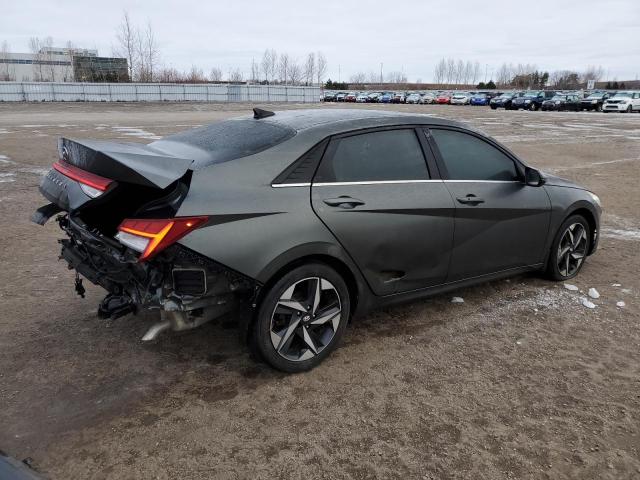 KMHLN4AG5MU133476 - 2021 HYUNDAI ELANTRA SEL GRAY photo 3